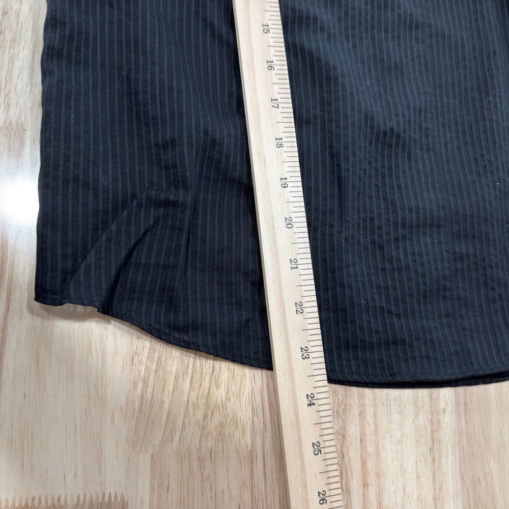 AYR V-Neck Cap Sleeve Top XS Black Minimalist Quiet Luxury Office Siren - Picture 5 of 6